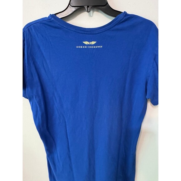 Armani Exchange Blue tee slim fit medium - Picture 2 of 3
